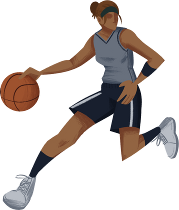 Soviet Art Inspired Athletes - Basketball Player 6