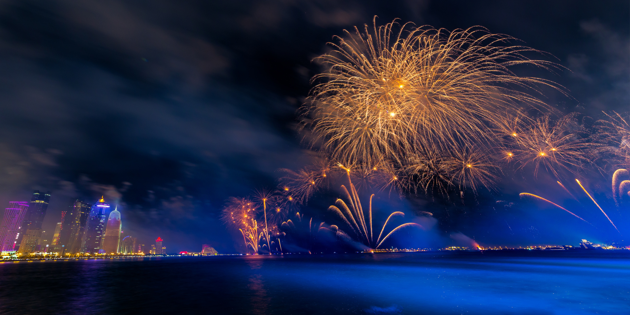 Qatar National Day fireworks