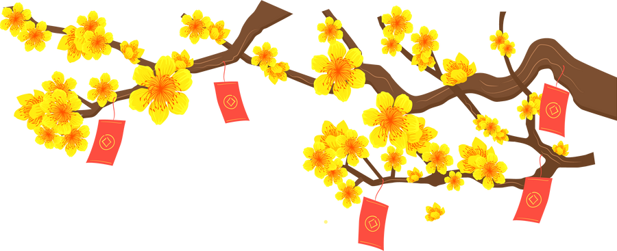 vietnamese new year illustration